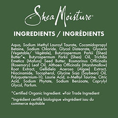 SheaMoisture Men Moisturizing Shampoo for dry hair Shea Butter & Mafura Oil Sulfate-Free Shampoo with Shea Butter 444 ml