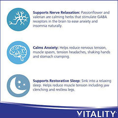 VITALITY Relax+ All Herbal Supplement - 60 Tablets