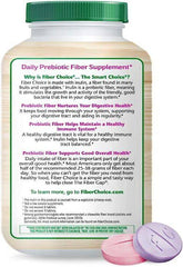 Fibre Choice Bone Health Chewable Tablets, Daily Prebiotic Fibre Supplement, Berry flavoured, 90 Tablets