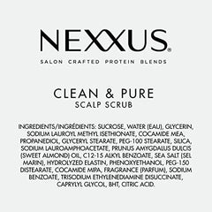 NEXXUS Clean & Pure Scalp Scrub exfoliant for healthy hair and scalp Invigorating sulfate free, paraben free, dye free 318 g