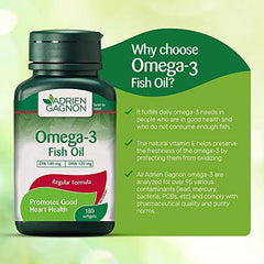 Omega 3 Regular Formula (180 sgel)