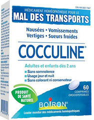 Boiron Cocculine, 60 tablets, Homeopathic Medicine for the relieves of motion sickness & nausea