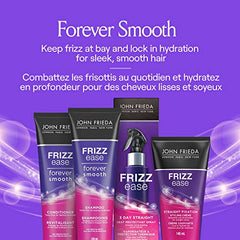 John Frieda Frizz Ease 3-Day Straight Flat Iron Styling Spray for Smoother, Flatter Hair (105 mL)