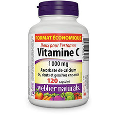 Webber Naturals®, Vitamin C Calcium Ascorbate, 1000 mg - Zecoya