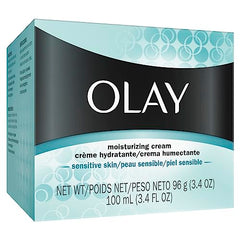 Olay Moisturizing Sensitive Skin Cream with Vitamin B3, Niacinamide, 100 mL