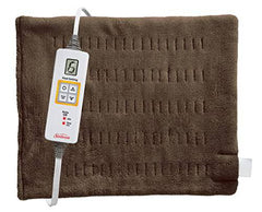 Sunbeam Premium Heating Pad with XpressHeat Technology, Standard Size, Brown