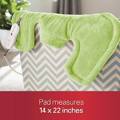 Sunbeam Renue Heat Wrap, Tension Relief Heating Pad, Spa Green