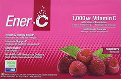 Ener-C 1,000 Mg Vitamin C Effervescent Drink Mix (raspberry), 30 Count