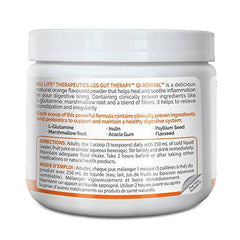 NuLife Therapeutics by NuLife Vitamins Nulife Therapeutics LGS Gut Therapy Gi-Revival Triple Action Healing Fiber (Formerly Healing Fibre) 215 Gram Orange Creme Flavor