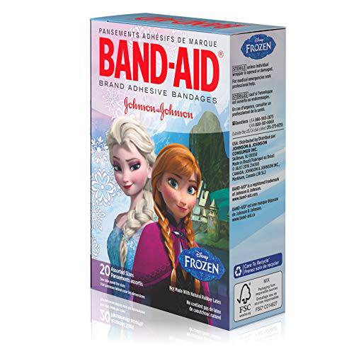 Adhesive Bandages for Kids, Frozen - Zecoya