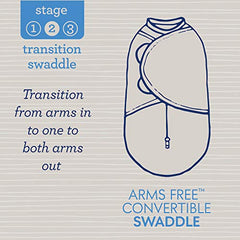 Swaddleme Arms Free Convertible Swaddle – Size Extra-Large, 6-9 Months, 1-Pack (Pink Giraffes) Baby Swaddle Wrap Helps Transition To Arms Out Sleep For Safe Rolling And Self-Soothing