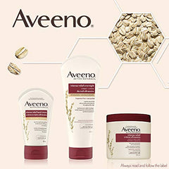 Aveeno Body Cream, Intense Relief and Moisture Repair for Dry and Itchy Skin, Unscented Moisturizer, 306 mL