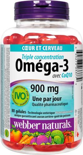 Triple Strength Omega-3 plus CoQ10, 900mg/100mg (EPA · DHA) - Zecoya