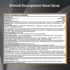 Drixoral Decongestant Nasal Spray, Fast and Long Lasting 12 Hour Relief, 30ml