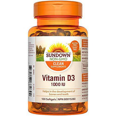 Non-GMO Vitamin D3 1000 IU