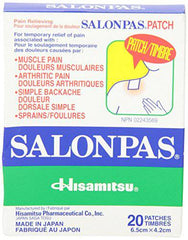 Salonpas Pain Relieving Patch – 20 Patches