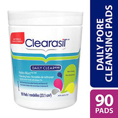 Clearasil Daily Clear Daily Pore Cleansing Pads, Acne Treatment, 90 Count