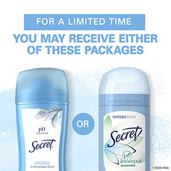 Secret Invisible Unscented 45 g (Packaging May Vary)