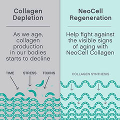 Neocell Collagen Protein Peptides, Powder, Supports Healthy Hair, Skin & Nails (Packaging may vary), 20 servings