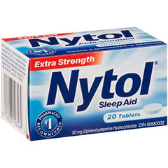 Nytol One-A-Night Tablets - 20 Count - Fast and Effective Nighttime Sleep Aid