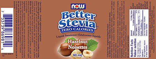 Now Foods Stevia Liquid Extract (Hazelnut) 60mL