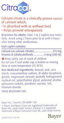 Citracal Calcium Citrate Vitamin D Caplet, 60 Count (Pack of 1)