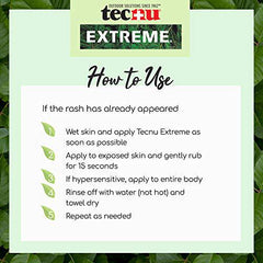 Tecnu Extreme Poison Ivy and Oak Scrub, Removes Poisonous Plant Oils That Cause Rash and Itching, 4 Ounces