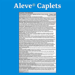 ALEVE Pain Relief Caplets, Up To 12-Hour Relief, Naproxen Sodium 220mg, 24 Caplets