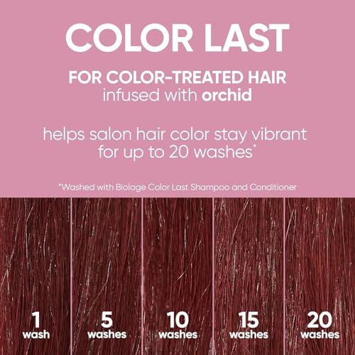 BIOLAGE Shampoo, ColorLast Shampoo Helps Protect Hair and Maintain Vibrant Color, For Color-Treated Hair, Color Safe, Paraben Free, Silicone-Free, Vegan