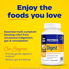 Enzymedica - Digest, Complete Digestive Enzyme Formula, 30 Capsules