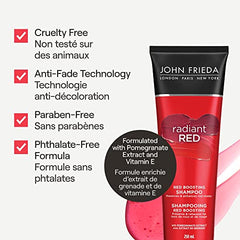 John Frieda Radiant Red Red Boosting Shampoo for Preserving and Protecting Red Hair (250 mL)