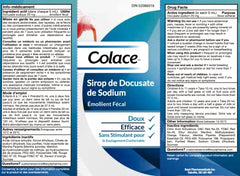 Colace Docusate Sodium Stool Softener Solution - Syrup | Treats Occasional Constipation | 4 Mg/ml | 250 ml