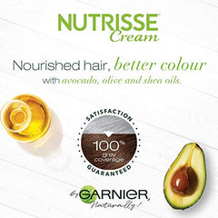 Garnier Nutrisse Cream, Permanent Hair Colour, 73 Dark Golden Blonde, 100% Grey Coverage, Nourished Hair Enriched With Avocado Oil, 1 Application