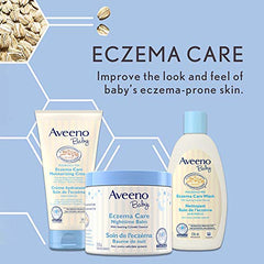 Aveeno Baby Eczema Care Wash for cleanses & soothes eczema prone skin, Colloidal Oatmeal - Fragrance Free, 236mL