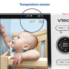 VTech VM818-2HD Video Monitor w/2 Camera's, 5-inch 720p HD Display, Night Light, 110-degree Wide-Angle True-Color Day Vision, HD No-Glare Night Vision, Best-in-Class 1000ft Range, 2-Way Talk