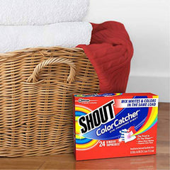 Shout Color Catcher Sheets for Laundry, Maintains Clothes Original Colors, 72 Count