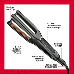 Revlon Double Straight Copper + Ceramic Dual Plate Straightener