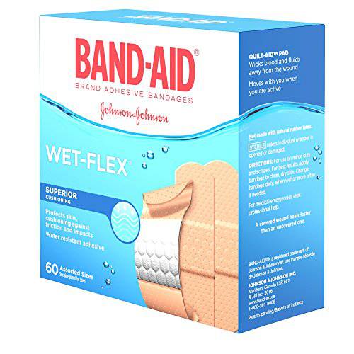 Wet-Flex Adhesive Bandages, Waterproof - Zecoya