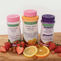 Hair Skin and Nails Gummies, Contains Biotin and Collagen