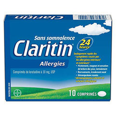 Claritin Allergy Medicine, 24-Hour Non-Drowsy Relief 10 mg, 10 Tablets