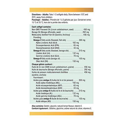 Omega 3-6-9 No Fishy Aftertaste 1,200mg - Zecoya