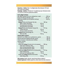 Omega 3-6-9 No Fishy Aftertaste 1,200mg - Zecoya