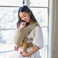 Ergobaby Embrace Cozy Newborn Baby Wrap Carrier (7-25 Pounds), Ponte Knit, Olive Green