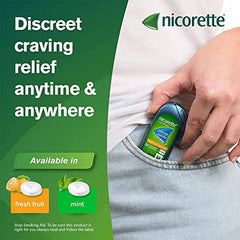 Nicorette Nicotine Lozenges, Quit Smoking Aid, Mint, 2mg 20 count