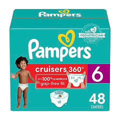 Pampers Cruisers 360 Diapers Size 6 48 Count