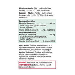 Magnesium 500 mg + D3 500 IU - Zecoya