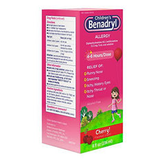 Children's Benadryl Allergy Liquid, 8 Fl. Oz