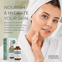 Advanced Clinicals Niacinamide Serum - 5% Niacinamide Serum for Face with Hyaluronic Acid Serum, Ferulic Acid, Aloe Vera, Fruit Extracts - Dark Spot & Age Spot Remover - Skin Serum for Face 1.75 Fl Oz