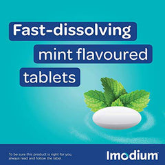 Imodium Quick Dissolve Mint Flavor Tablets