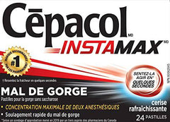 Cepacol® Instamax Arctic Cherry, Sore Throat Lozenges - Zecoya